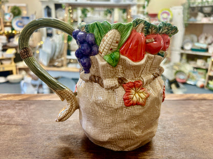 Multicolor WCL Fruit & Vegetable Pitcher, 6 3/4"