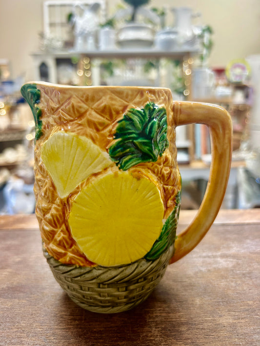 Multicolor  Pineapple Pitcher, 5 3/4"