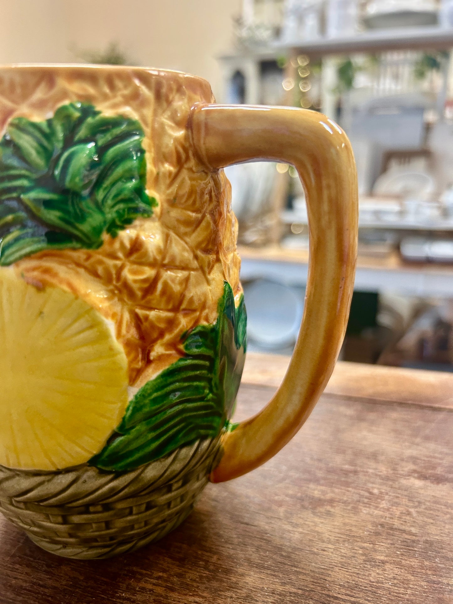 Multicolor  Pineapple Pitcher, 5 3/4"