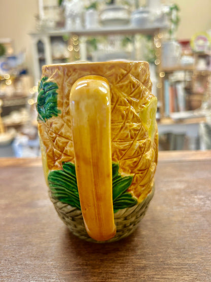 Multicolor  Pineapple Pitcher, 5 3/4"