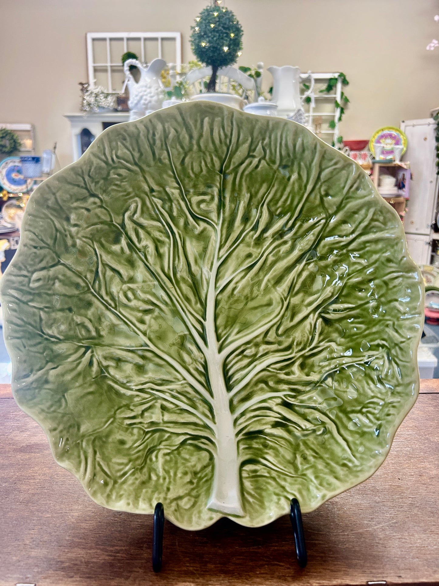 Green Porta Cabbage Bowl Portugal, 13"