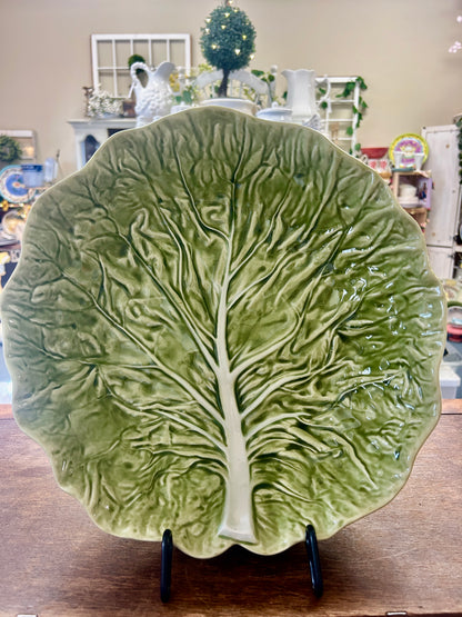 Green Porta Cabbage Bowl Portugal, 13"