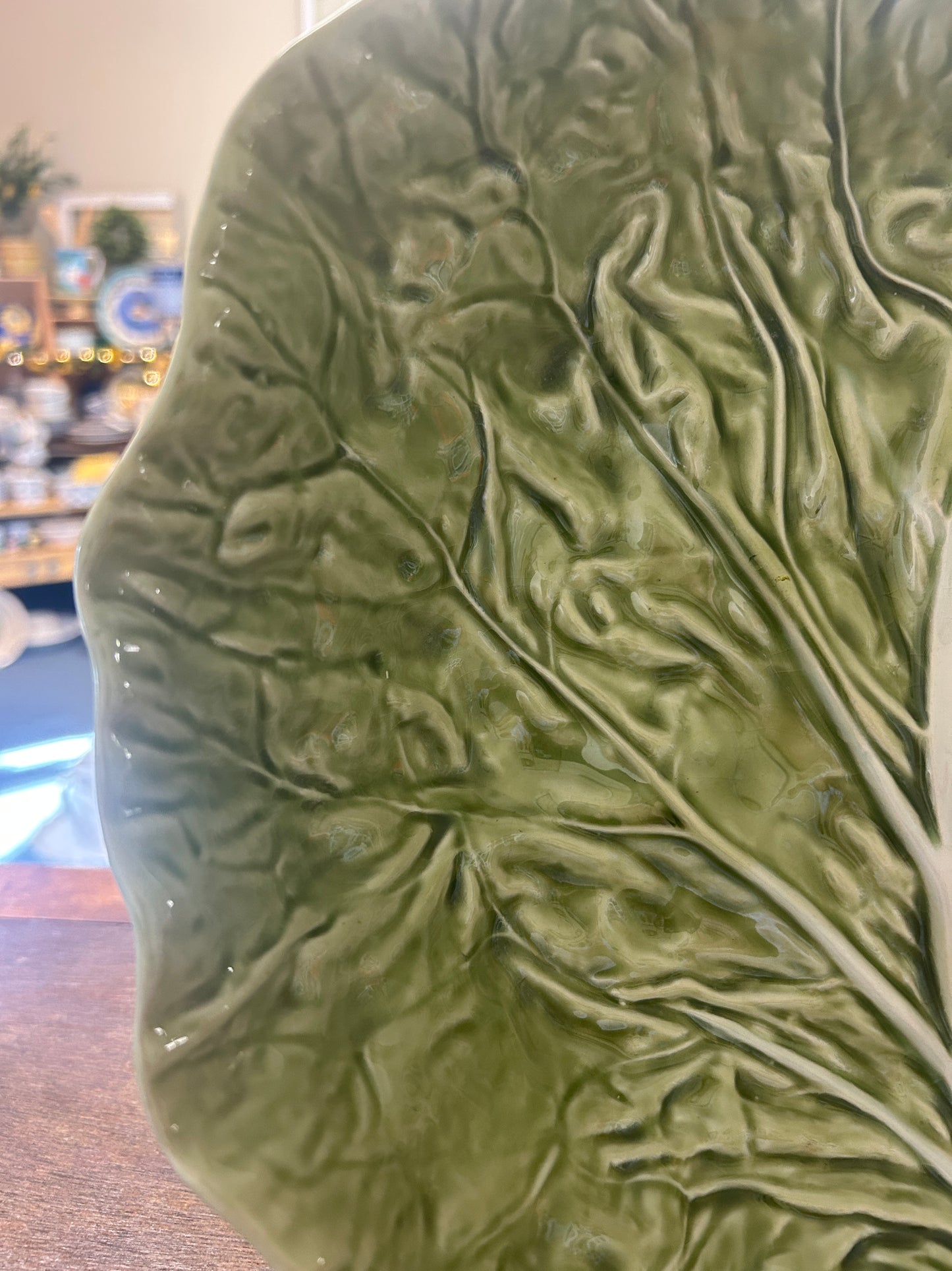 Green Porta Cabbage Bowl Portugal, 13"