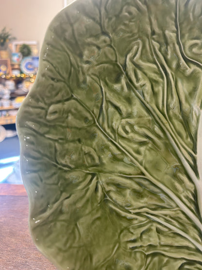 Green Porta Cabbage Bowl Portugal, 13"