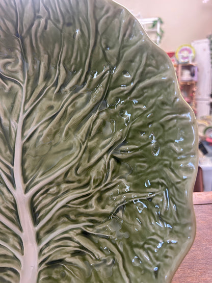 Green Porta Cabbage Bowl Portugal, 13"