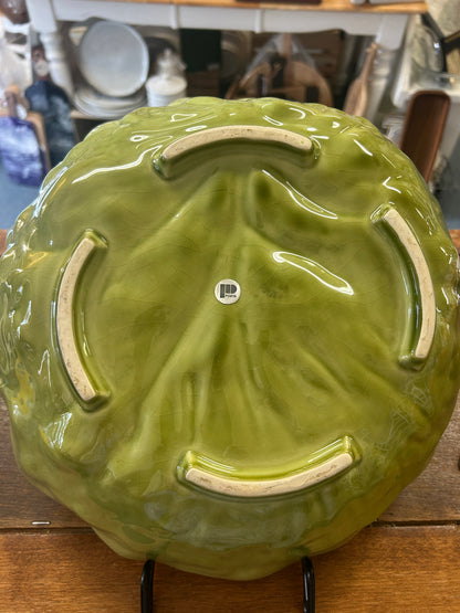 Green Porta Cabbage Bowl Portugal, 13"