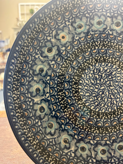 Blue UNIKAT Polish Pottery Dinner Plate, 10 1/2"