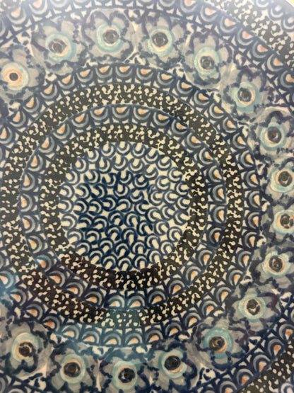 Blue UNIKAT Polish Pottery Dinner Plate, 10 1/2"