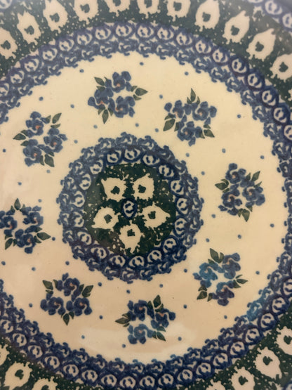 Blue & Green UNIKAT Polish Pottery Plate, 8"