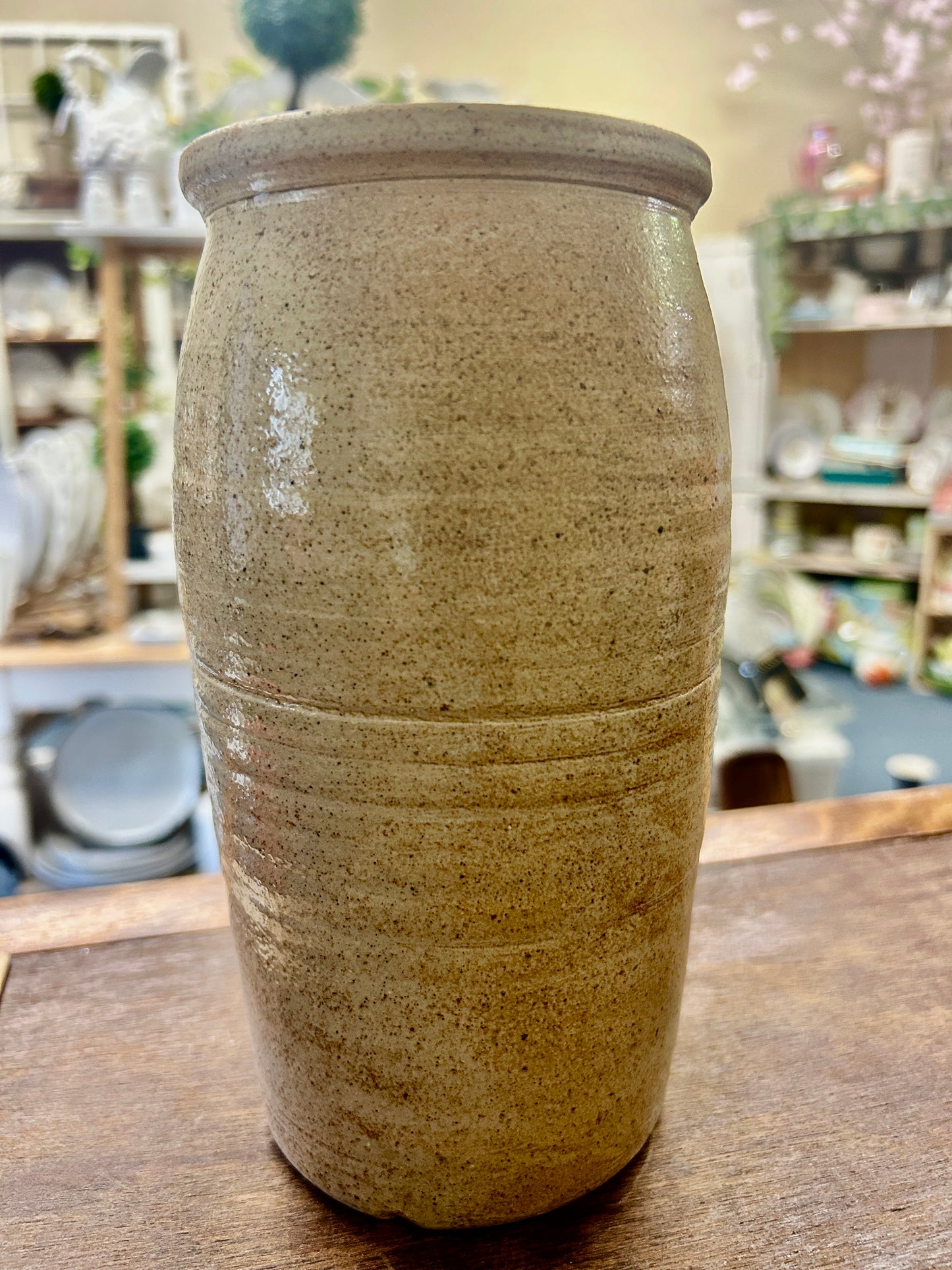 Gray B. Stebner BERRIES Stoneware Crock, 8 1/2"