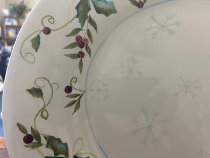 Red Green White Tracy Porter RARE Sweet Tidings Platter, 19"
