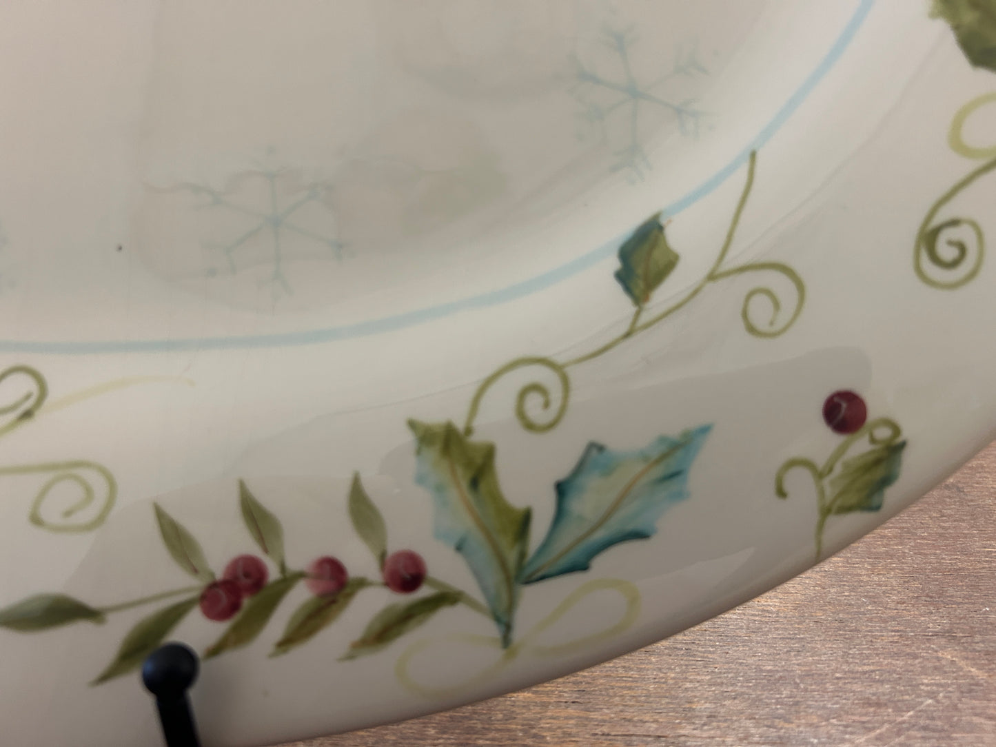 Red Green White Tracy Porter RARE Sweet Tidings Platter, 19"