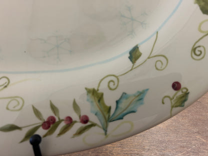 Red Green White Tracy Porter RARE Sweet Tidings Platter, 19"