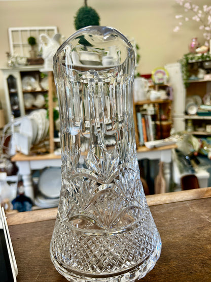 Clear  Vintage American Brilliant Pitcher, 9 3/4"