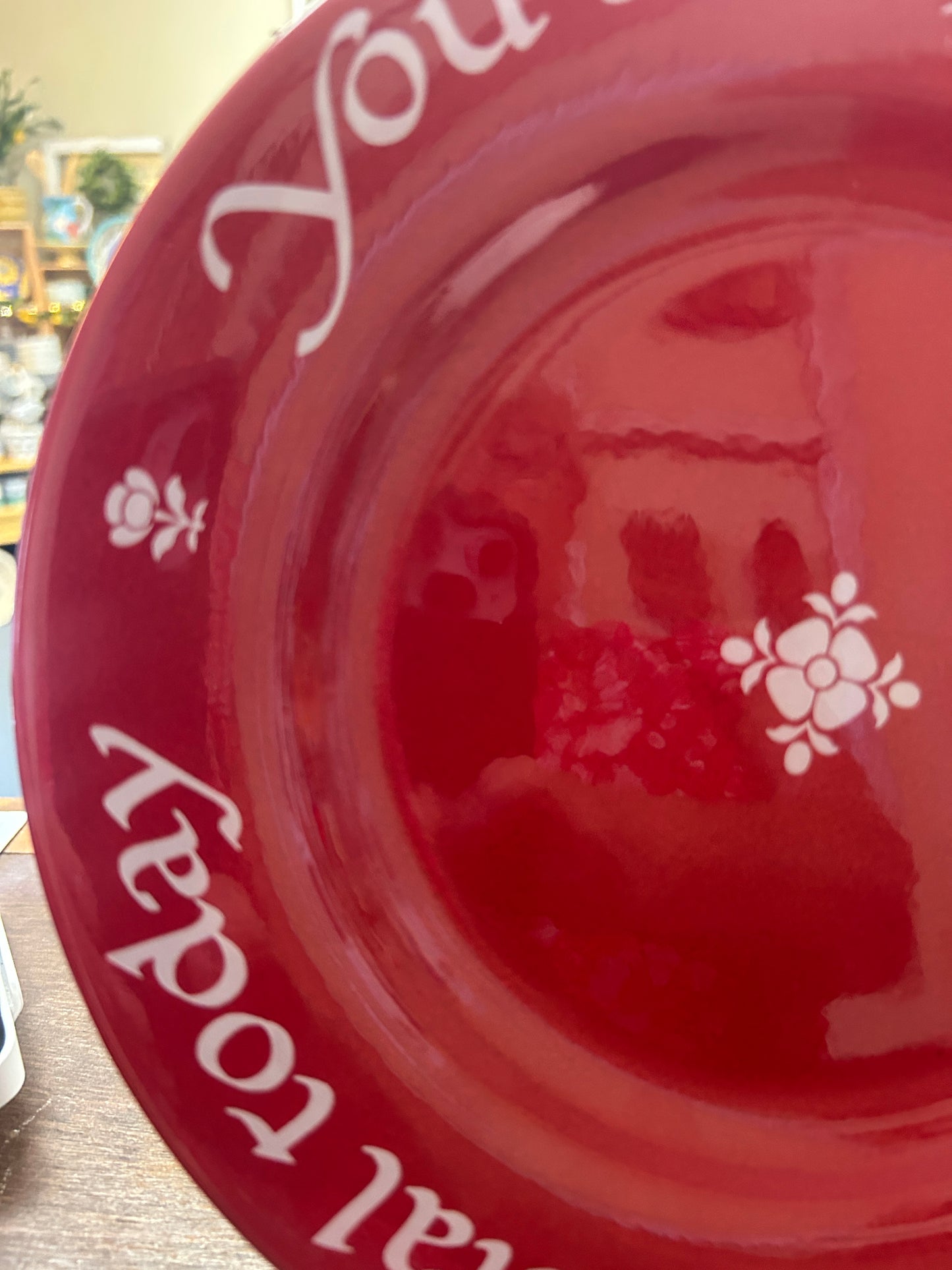 Red Plate Co You Are Special W. Germany, 10 1/2"