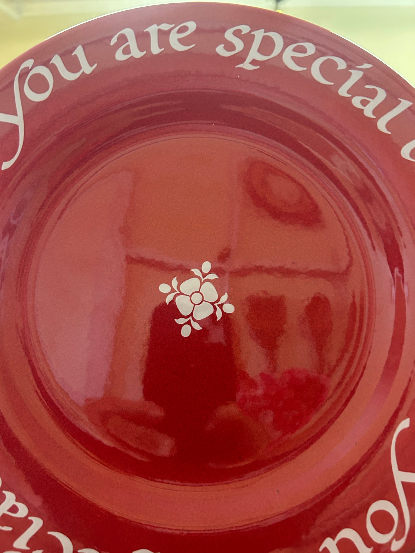 Red Plate Co You Are Special W. Germany, 10 1/2"