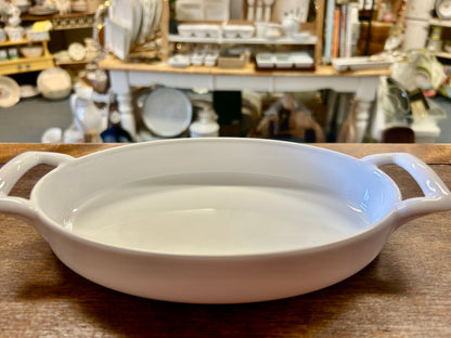 White Revol Belle Cuisine Oval France, 7 1/2"