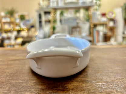 White Revol Belle Cuisine Oval France, 7 1/2"