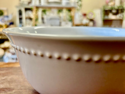 Pottery Barn Emma White Bowl Portugal, 9 1/2"
