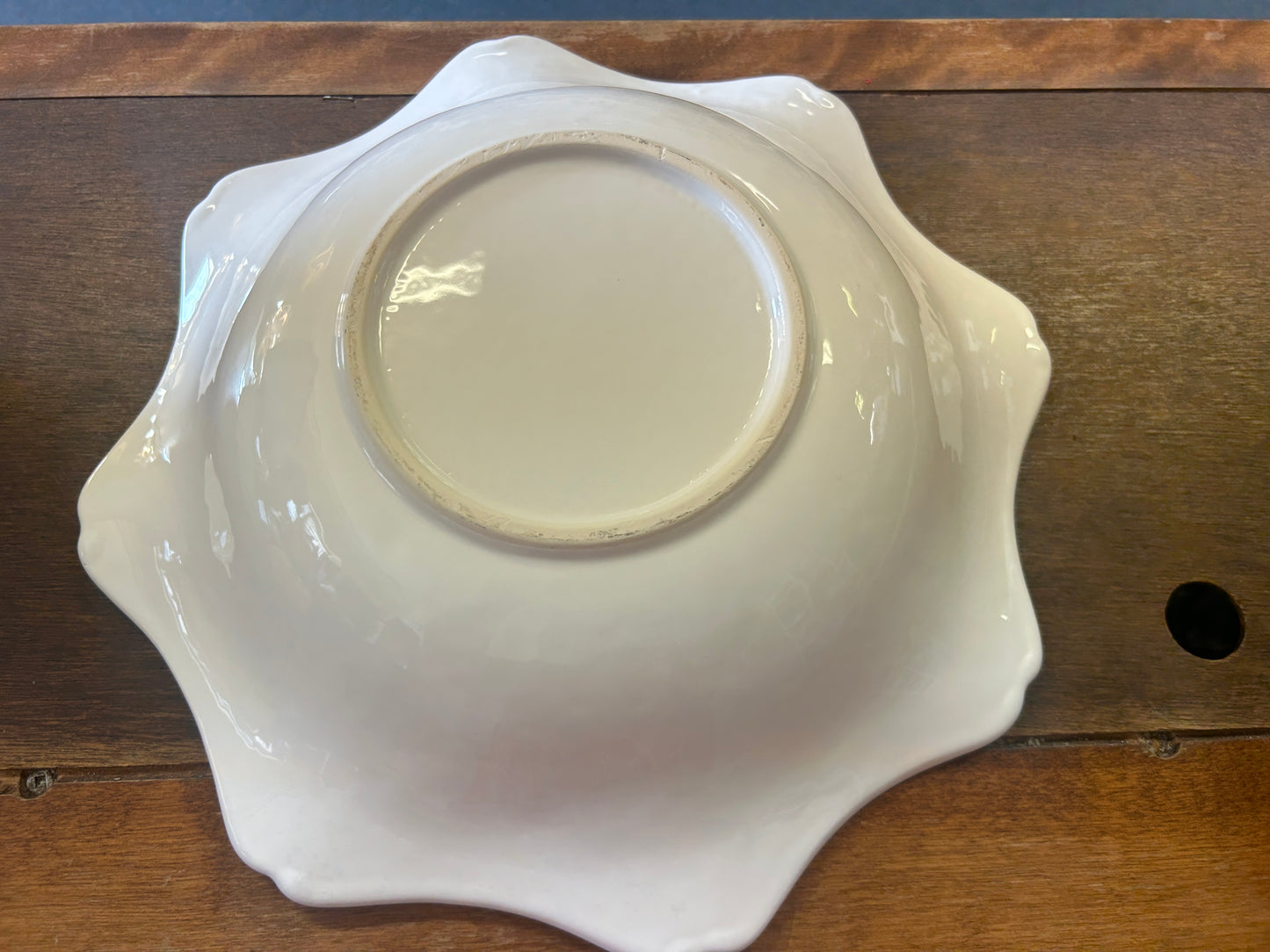 White Serving Bowl, 13 1/4"