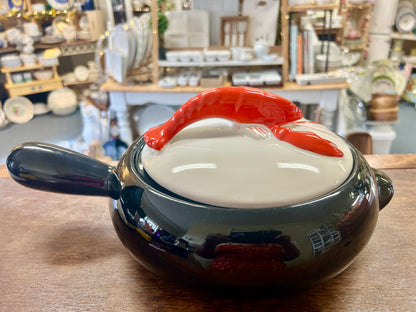 Black White Red Kenwood Lobster Casserole, 2 QT