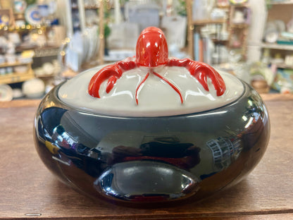 Black White Red Kenwood Lobster Casserole, 2 QT