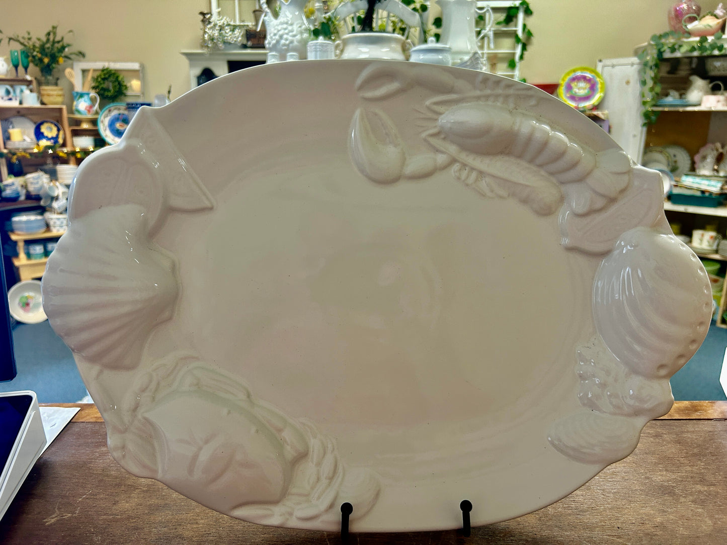 Studio Nova White Seafood Platter, 18"