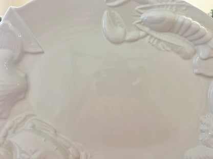 Studio Nova White Seafood Platter, 18"