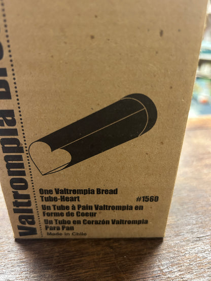 Silver Pampered Chef Heart Bread Tube, 8 3/4"