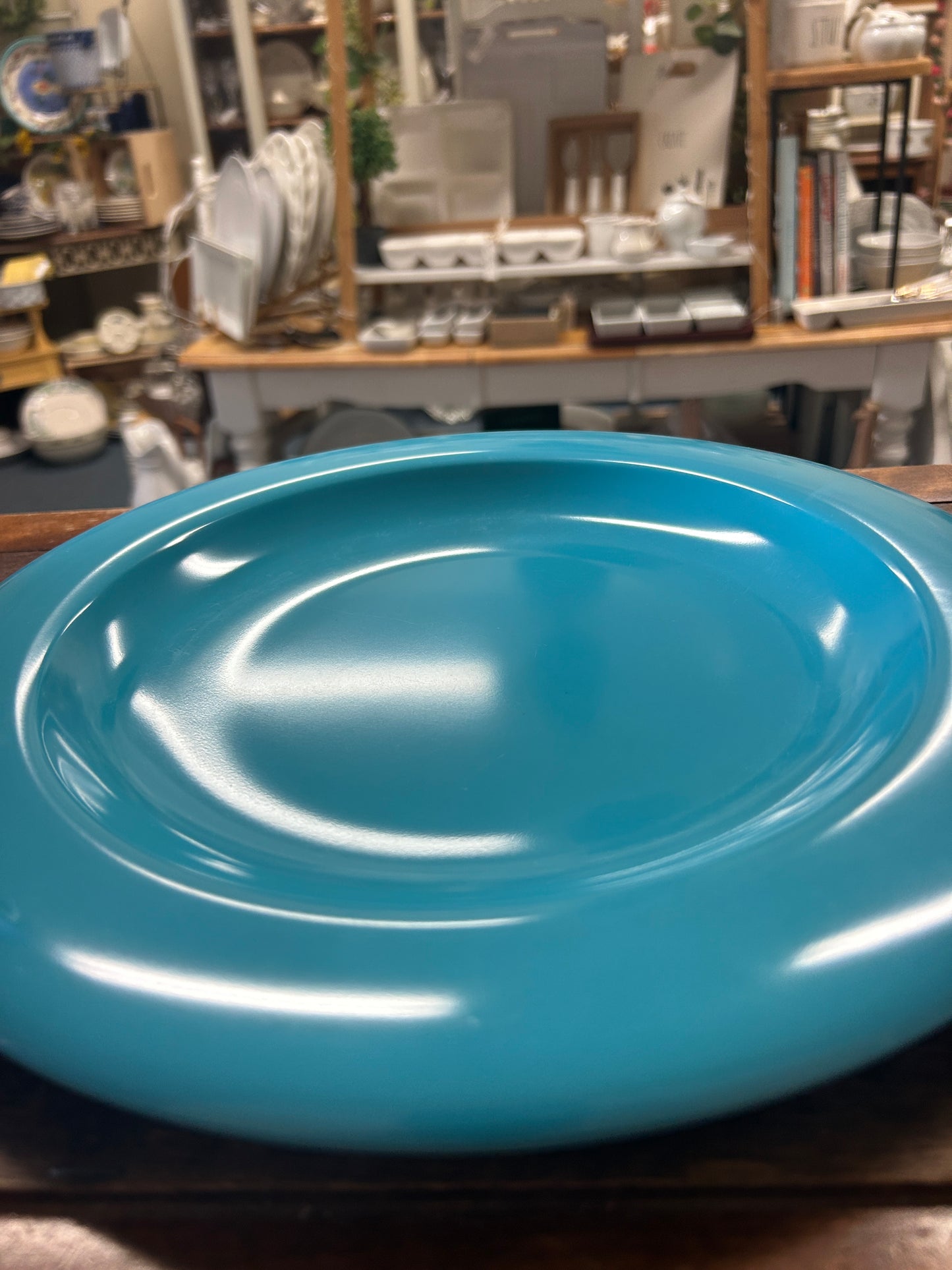 Studio Nova Melamine Blue Plate, 12"