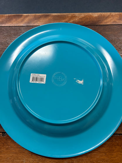 Studio Nova Melamine Blue Plate, 12"