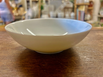 White Rosenthal Script Bowl Germany, 4 3/4"