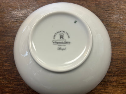 White Rosenthal Script Bowl Germany, 4 3/4"