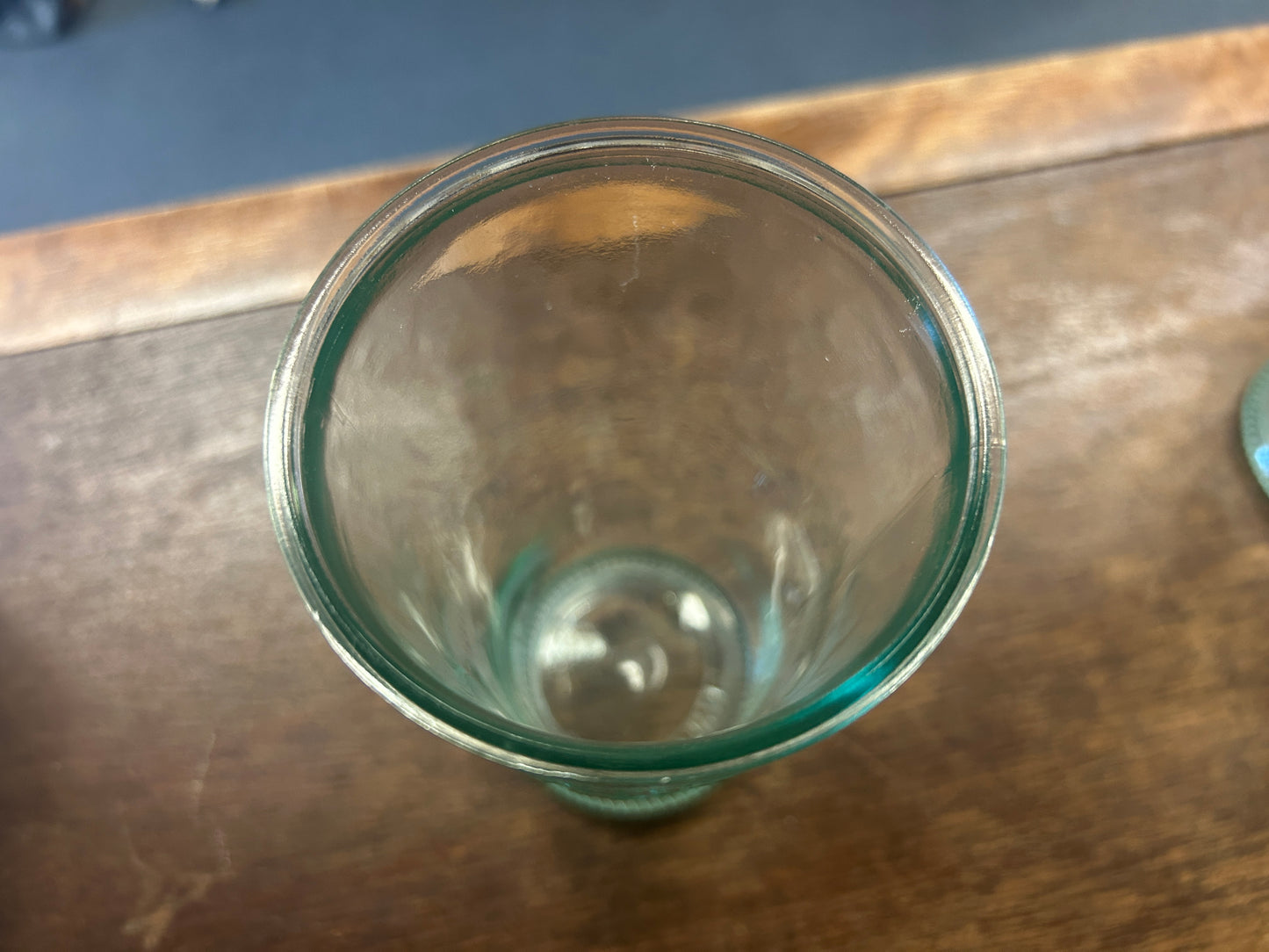 Green Amici Cow Glass Italy, 5"