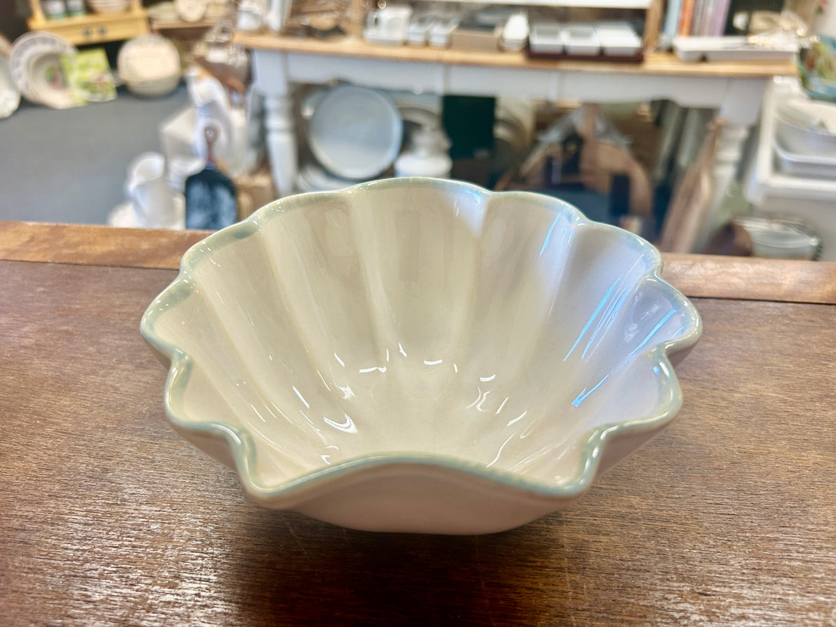Blue & White Home Studio Seashell Bowl, 6 1/2"