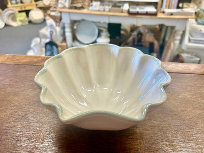 Blue & White Home Studio Seashell Bowl, 6 1/2"