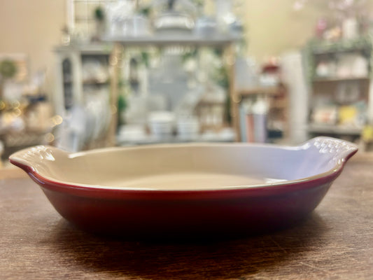Le Creuset Red Oval Baker 6 oz., 6 ounces