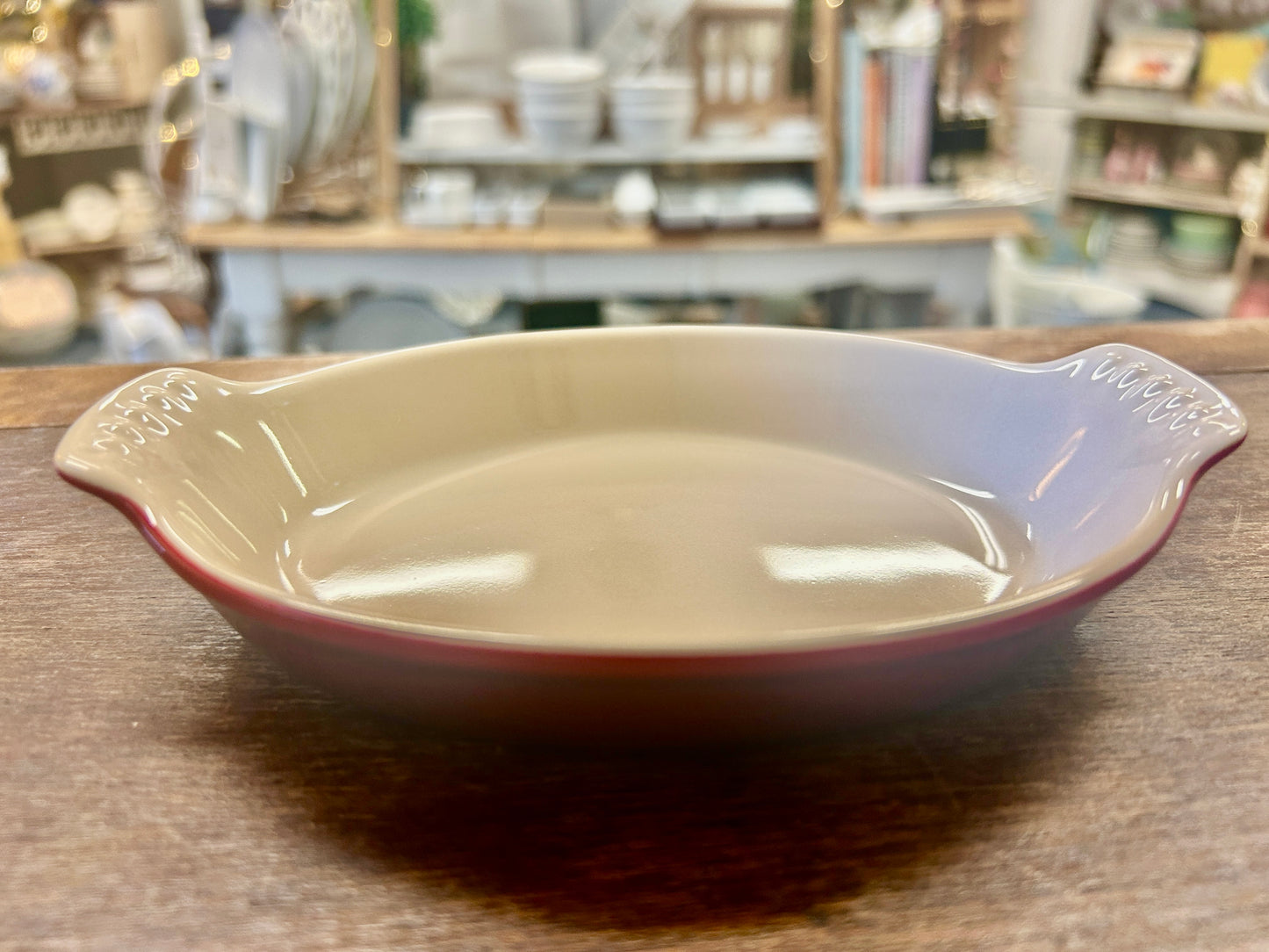 Le Creuset Red Oval Baker 6 oz., 6 ounces