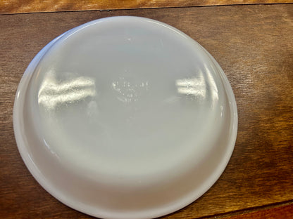 White Fire King Milk Glass Pie Plate, 9"