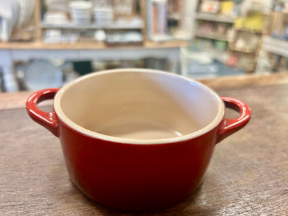 Le Creuset Red Stoneware Crock 8 oz., 8 ounces