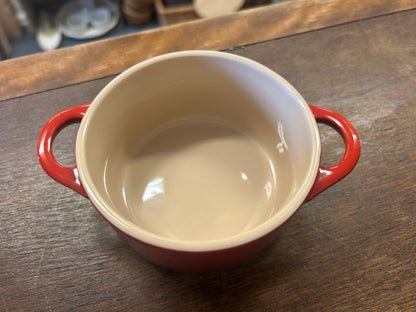 Le Creuset Red Stoneware Crock 8 oz., 8 ounces