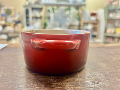 Le Creuset Red Stoneware Crock 8 oz., 8 ounces