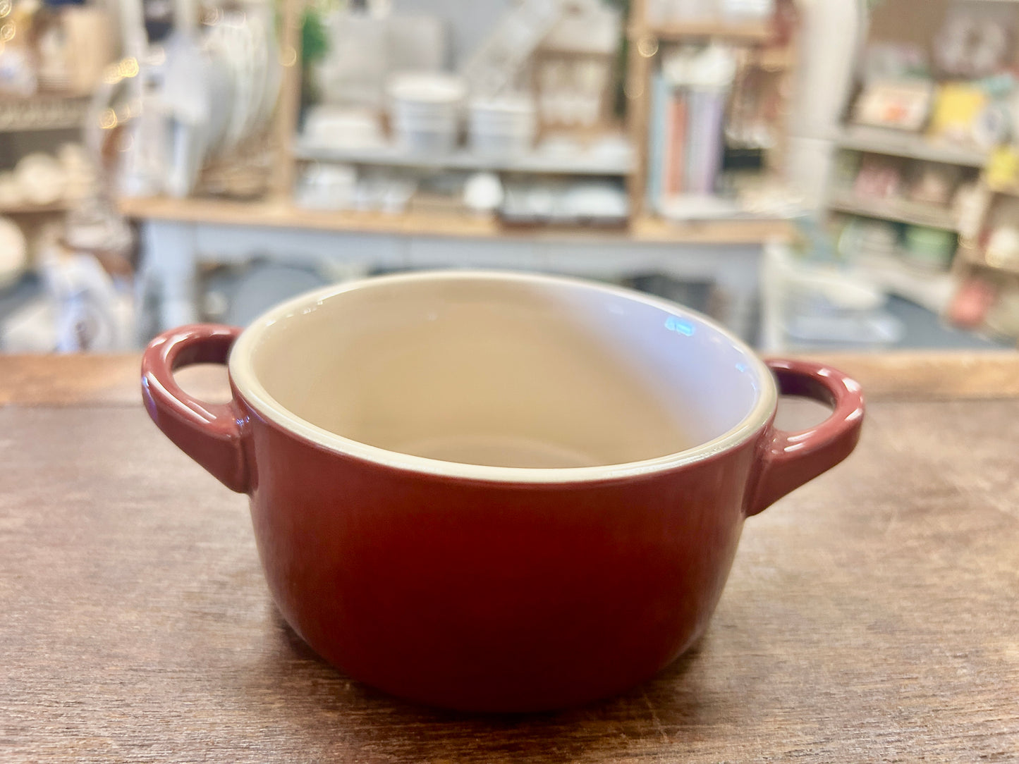 Le Creuset Cranberry Crock, 8 ounces