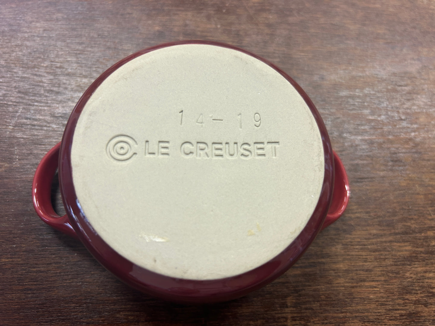Le Creuset Cranberry Crock, 8 ounces