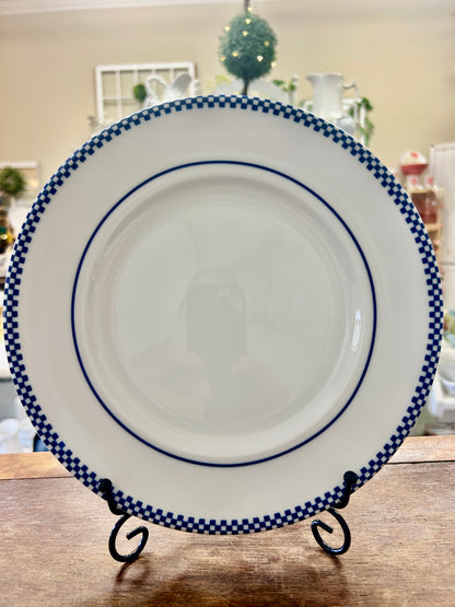 Blue & White Williams Sonoma RARE NEW Brasserie Plate Japan, 9"