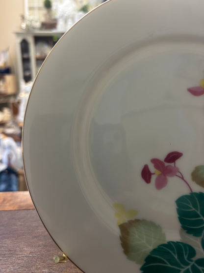 Pink & Green UCAGCO Vintage Occupied Japan Plate, 7 3/4"