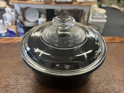 Black Corningware 1.6L Baker w/Lid, 1.6 L