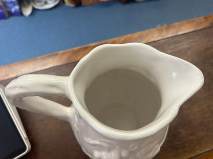 Jay Willfred White Grapes Pitcher, 7 1/2"