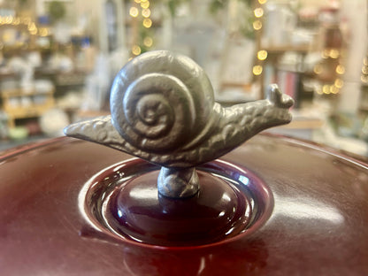 Cranberry Staub Grenadine Braiser 3.5 QT Snail, 3.5 QT