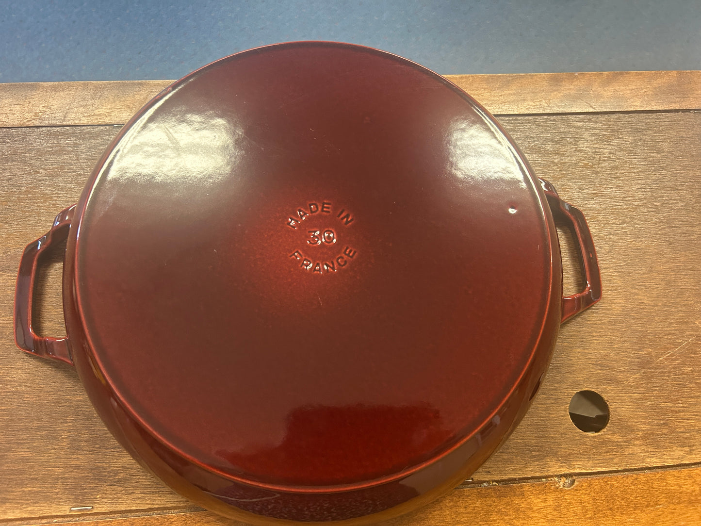 Cranberry Staub Grenadine Braiser 3.5 QT Snail, 3.5 QT